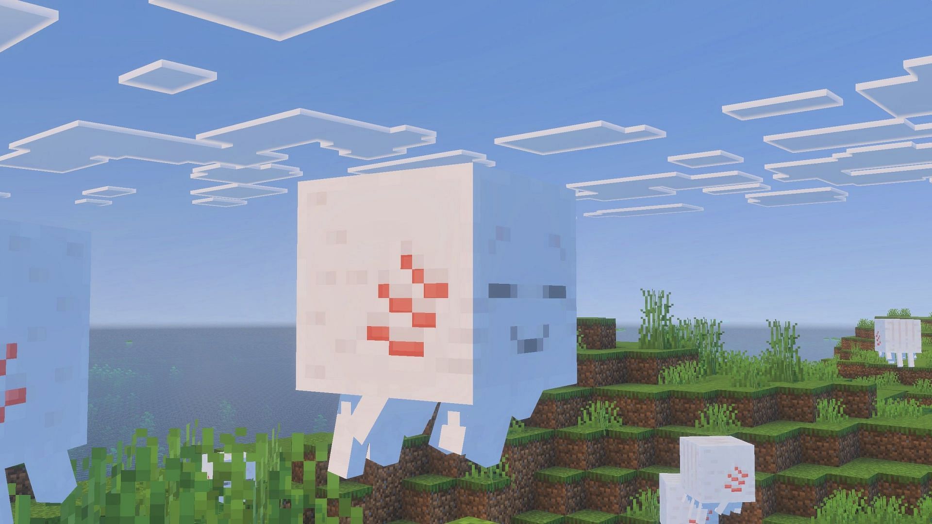 Ghastling (Image via Sportskeeda Gaming || Mojang Studios)